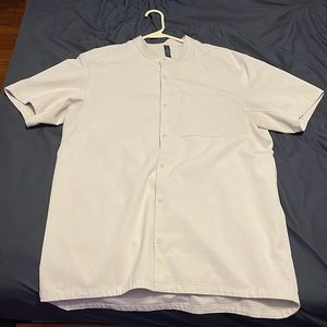 Excellent quality rare collarless sport polo